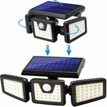 Lampa solara SIKS® 74 leduri, montare pe perete, incarcare solara, senzor miscare Lampa solara SIKS® 74 leduri, montare pe perete, incarcare solara, senzor miscare
