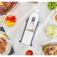 Feliator universal SIKS® 8 setari de grosime, manual, multifunctional, alb/gri Feliator universal SIKS® 8 setari de grosime, manual, multifunctional, alb/gri