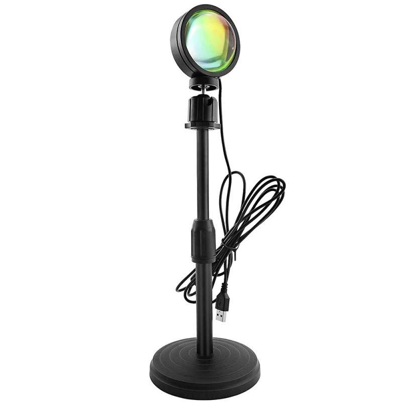 Lampa de veghe cu proiectie SIKS®, reglabila pe inaltime, rotatie 360 grade, lumina ambientala pentru atmosfera placuta, rainbow Lampa de veghe cu proiectie SIKS®, reglabila pe inaltime, rotatie 360 grade, lumina ambientala pentru atmosfera placuta, rainbow