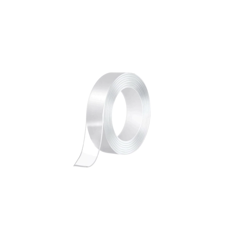 Banda SIKS® dublu adeziva, reutilizabila dupa spalare, transparent, 5m Banda SIKS® dublu adeziva, reutilizabila dupa spalare, transparent, 5m