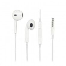 Casti audio SIKS® cu fir, mufa Jack 3.5mm, Alb