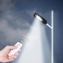Lampa solara SIKS® pentru stalp, panou cu telecomanda