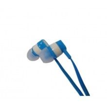 Casti audio SIKS® stereo, cu fir 1m, mini jack, alb-albastru Casti audio SIKS® stereo, cu fir 1m, mini jack, alb-albastru