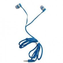 Casti audio SIKS® stereo, cu fir 1m, mini jack, alb-albastru Casti audio SIKS® stereo, cu fir 1m, mini jack, alb-albastru