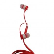 Casti audio SIKS® stereo, cu fir 1m, 3.5 mm mini audio jack, alb-rosu Casti audio SIKS® stereo, cu fir 1m, 3.5 mm mini audio jack, alb-rosu