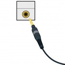 Cablu Audio SIKS®, mufa Jack 3.5 mm, transmisie rapida, compatibilitate multipla, rosu