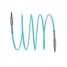 Cablu Audio SIKS®, mufa Jack 3.5 mm, transmisie rapida, compatibilitate multipla, albastru