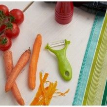 Aparat manual SIKS® pentru decojit fructe/legume, verde