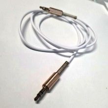 Cablu Audio SIKS®, mufa Jack 3.5 mm, transmisie rapida, compatibilitate multipla, alb