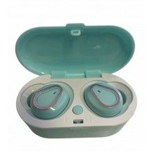 Casti Wireless SIKS® Bluetooth 5.0 cu super bass si reducerea zgomotului, 207, culoarea albastru