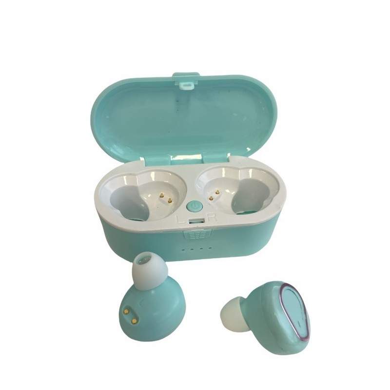 Casti Wireless SIKS® Bluetooth 5.0 cu super bass si reducerea zgomotului, 207, culoarea albastru
