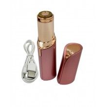 Epilator facial hipoalergenic SIKS® cu acumulator, 17 cm, roz