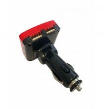 Modulator FM SIKS® kit auto maini libere, negru/rosu