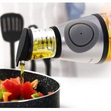 Dispenser inteligent SIKS® pentru ulei/otet, recipient 500 ml din sticla, cu buton