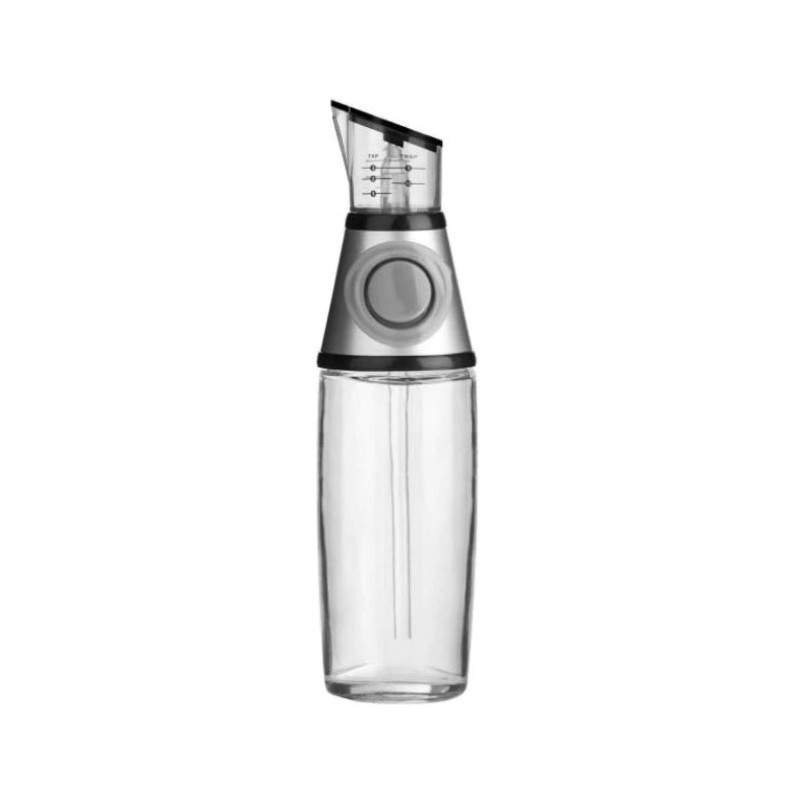 Dispenser inteligent SIKS® pentru ulei/otet, recipient 500 ml din sticla, cu buton