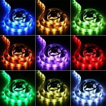 Banda led SIKS® pentru televizor, lumina ambientala, telecomanda, 5 m, lumini multicolore