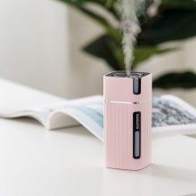 Umidificator SIKS® difuzor aroma, ultrasunete, silentios, forma cub, potrivit pentru masina, birou, casa, roz Umidificator SIKS® difuzor aroma, ultrasunete, silentios, forma cub, potrivit pentru masina, birou, casa, roz
