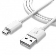 Cablu de date SIKS® USB Type-C, 5A, 1m, alb