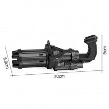 Arma de jucarie SIKS®, baloane de sapun, varsta recomandata +3 ani, Negru