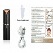 Epilator facial hipoalergenic SIKS® - Aparat pentru indepartarea parului facial pentru dama cu led inclus, negru Epilator facial hipoalergenic SIKS® - Aparat pentru indepartarea parului facial pentru dama cu led inclus, negru