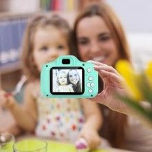 Mini aparat foto SIKS® pentru copii, Full HD AIX , Digital camera Record LCD, 2.0 inch, AVI , jpg, Micro SD, View 140, memorie i