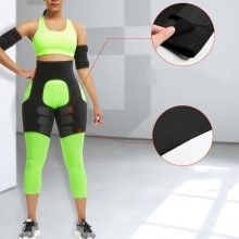 Banda ajustabila SIKS® 3 in 1 pentru modelarea taliei, neopren, talie inalta, negru, 2XL/3XL Banda ajustabila SIKS® 3 in 1 pentru modelarea taliei, neopren, talie inalta, negru, 2XL/3XL