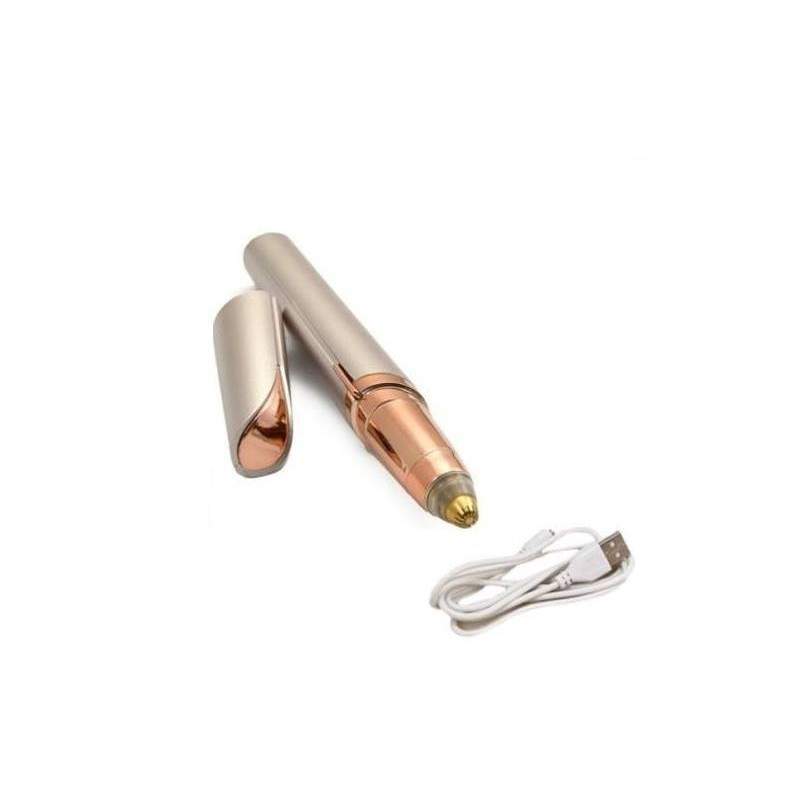 Aparat de tuns sprancene SIKS® cu incarcare USB, lumina led, compact si usor de folosit