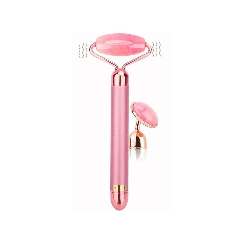 Rola masaj facial SIKS® diminuare riduri, portabil, roz Rola masaj facial SIKS® diminuare riduri, portabil, roz