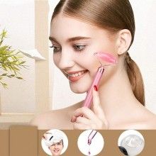 Rola masaj facial SIKS® diminuare riduri, portabil, roz Rola masaj facial SIKS® diminuare riduri, portabil, roz