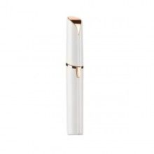 Epilator de precizie SIKS® pentru sprancene, cu incarcare USB, lumina led, alb