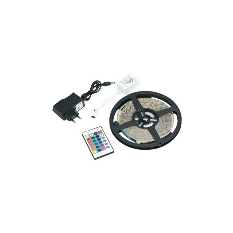 Kit Banda Led SIKS® cu telecomanda si adaptor, 4.5 m, multicolor
