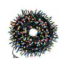 Instalatie de Craciun SIKS® ghirlanda luminoasa 10 m, liniara, multicolor, 140 leduri