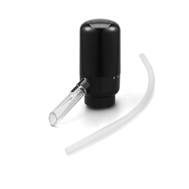 Dispenser automat pentru sticla de vin SIKS®, aerator electric, negru