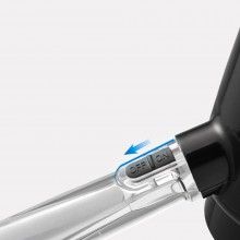 Dispenser automat pentru sticla de vin SIKS®, aerator electric, negru