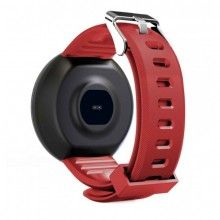 Bratara Fitness SIKS® Smartband Waterproof IP65, Incarcare USB, Bluetooth 4.0, Display Touch Color OLED, rosu
