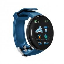 Bratara Fitness SIKS® Smartband Waterproof IP65, Incarcare USB, Bluetooth 4.0, Display Touch Color OLED, albastru