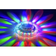 Proiector disco SIKS® rotatie 360, 48 led, cablu 3m, joc de lumini