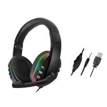 Casti gaming profesionale SIKS®, cu microfon, control volum, perne moi,anulare zgomot de fond, cu lumina led, pentru Playstation Casti gaming profesionale SIKS®, cu microfon, control volum, perne moi,anulare zgomot de fond, cu lumina led, pentru Playstation
