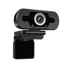 Camera web SIKS®, 1080P, USB 2.0, neagra, 30FPS, Dual Microfon incorporat, corectie automata de culoare