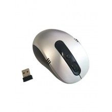 Mouse optic Wireless SIKS®, nano 2.4 Ghz, 6 butoane, distanta max 10 m, negru/gri