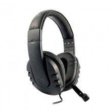 Casti cu microfon SIKS®, gaming, stereo, cu fir, negre, pentru Playstation / Slim / Pro / Xbox One / Nintendo Switch