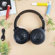 Casti audio SIKS® on-ear Bluetooth 5.0, incarcare rapida, microfon HD, confortabil, negru Casti audio SIKS® on-ear Bluetooth 5.0, incarcare rapida, microfon HD, confortabil, negru