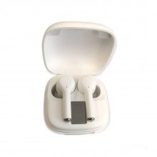 Casti Wireless SIKS® Bluetooth 5.0, apel hands-free, carcasa pentru incarcare, albe