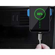 Cablu de incarcare SIKS® 3in1, magnetic, Lightning, Micro-USB, Type-C, Gri