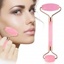 Set rola jad si gua sha pentru masaj facial si corporal SIKS®, piatra de Jad, efect de intinerire a pielii si drenaj limfatic...