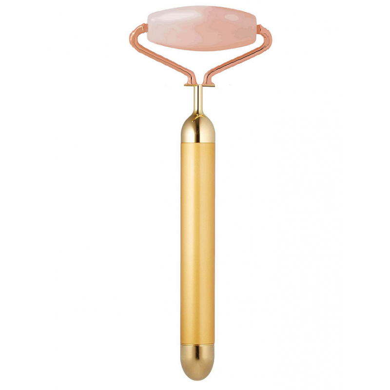Rola masaj facial SIKS® diminuare riduri, portabil, auriu