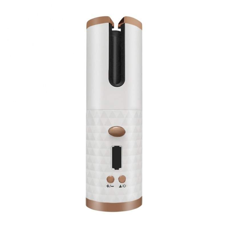Ondulator fara fir SIKS®, portabil, incarcare USB, wireless, alb/auriu