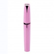 Epilator sprancene hipoalergenic SIKS®, fara durere, lumina LED, functionare pe baterii, roz