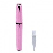Epilator sprancene hipoalergenic SIKS®, fara durere, lumina LED, functionare pe baterii, roz