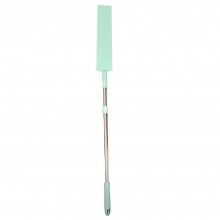 Stergator flexibil de praf SIKS®, maner extensibil, talpa plata, 136 cm, turcoaz